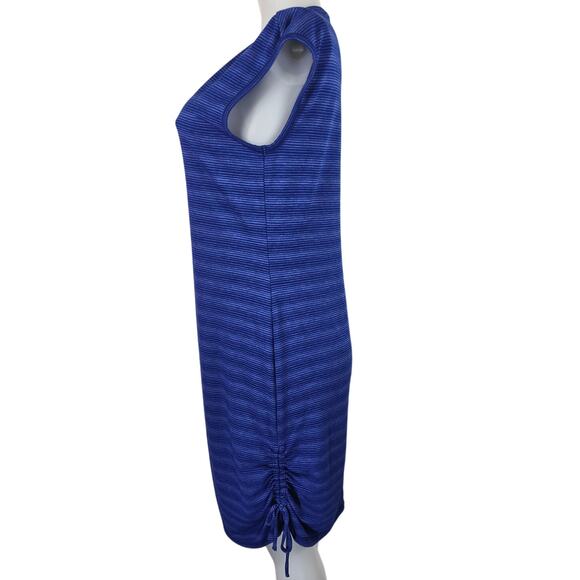 T By Talbots Athletic UPF 50+ Sleeveless Ruched Sides Summer Women's Dress S - Picture 2 of 5